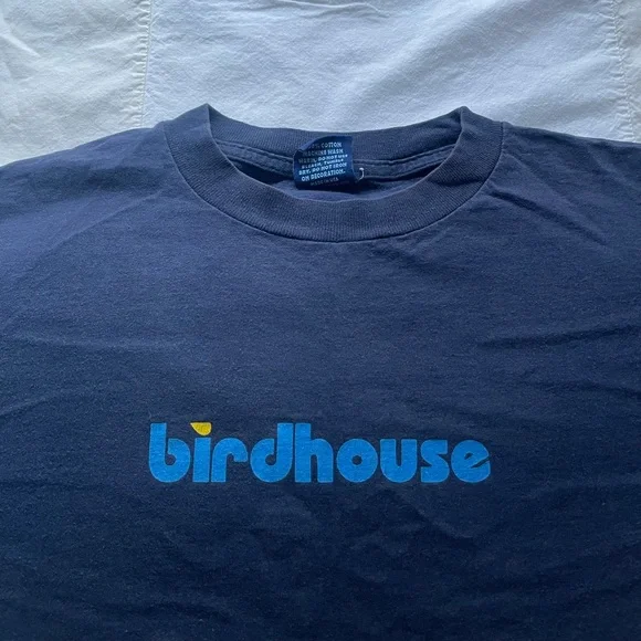 Birdhouse Shirts Vintage 9s Birdhouse Skateboard Logo T Shirt